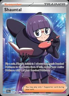 Shauntal card in English