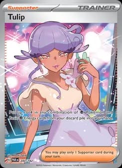 Tulip card in English