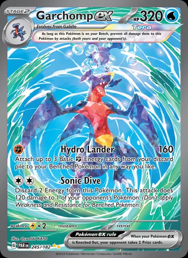 Garchomp ex card in English