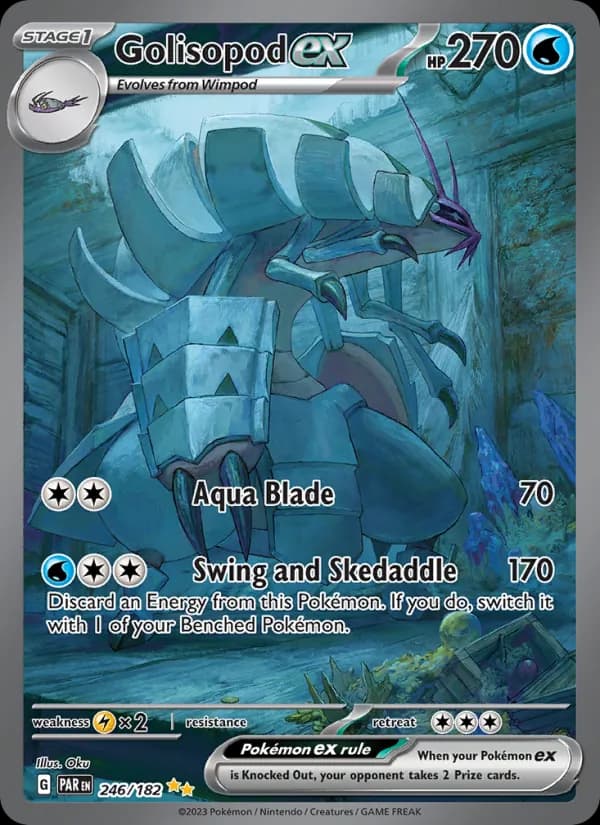 Golisopod ex card in English