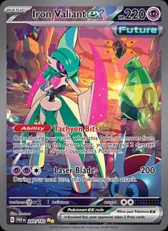 Iron Valiant ex card in English