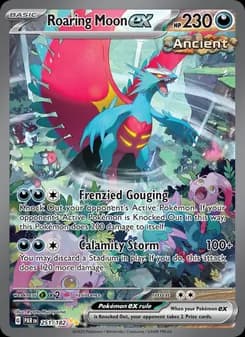 Roaring Moon ex card in English