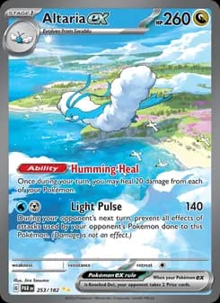 Altaria ex card in English