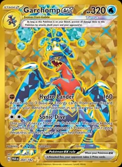 Garchomp ex card in English