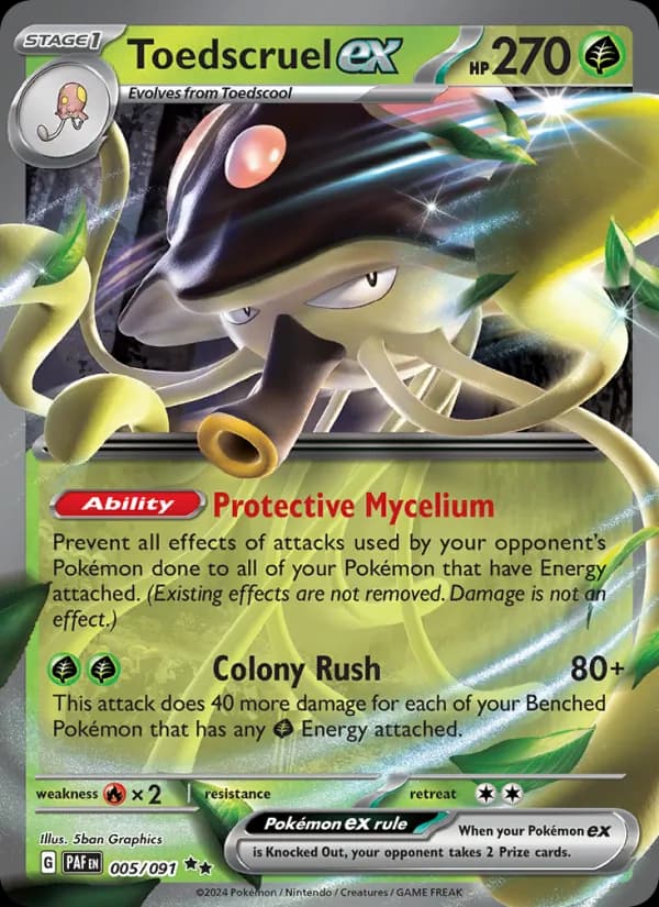 Toedscruel ex card in English