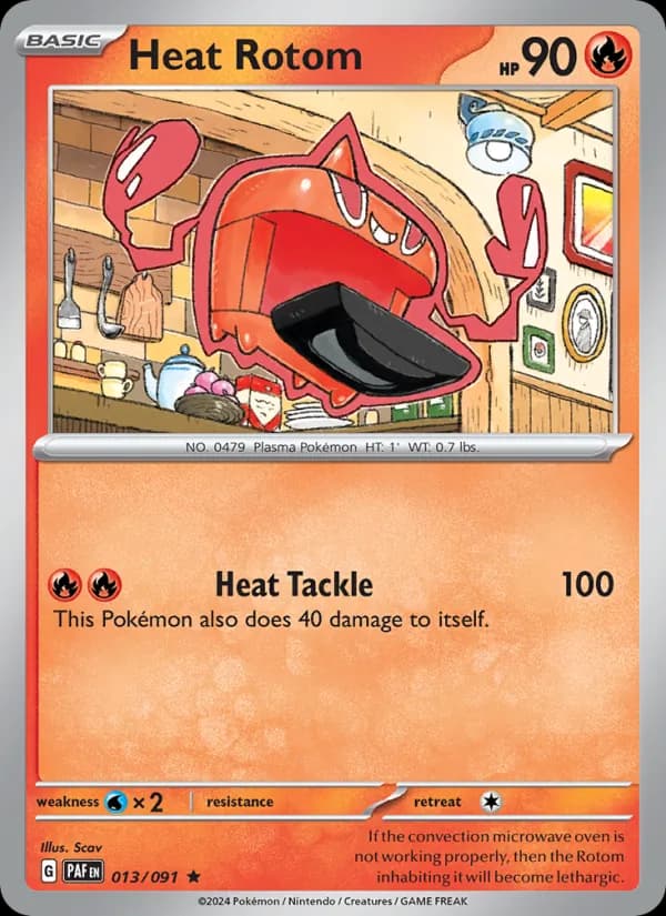 Heat Rotom card in English