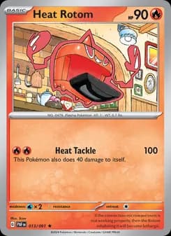 Heat Rotom card in English