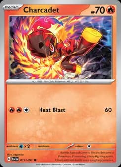 Charcadet card in English