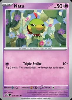 Natu card in English