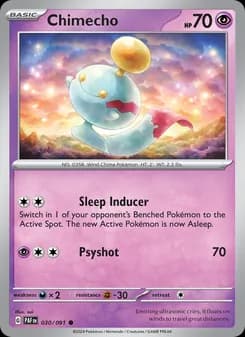 Chimecho card in English