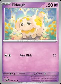 Fidough card in English