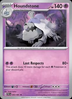 Houndstone card in English
