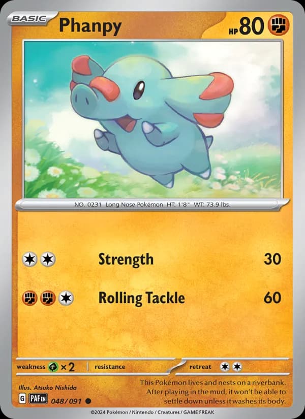Phanpy card in English