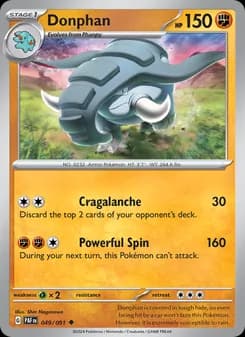 Donphan card in English