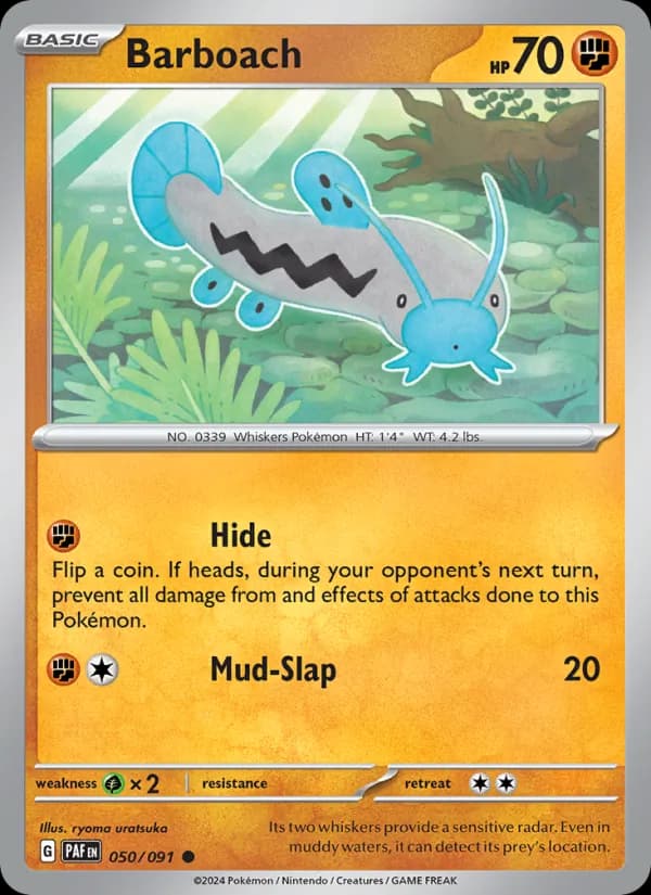Barboach card in English
