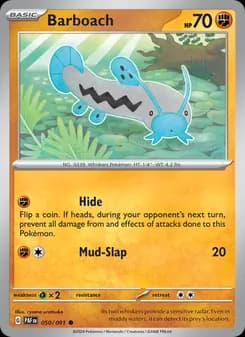 Barboach card in English