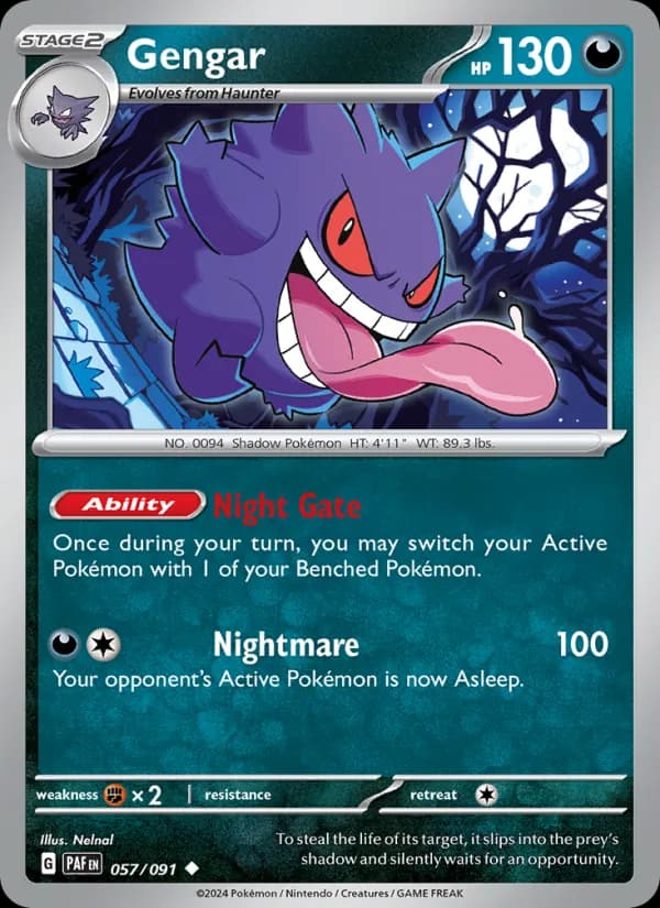Gengar card in English