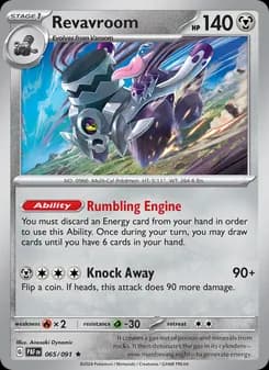 Revavroom card in English