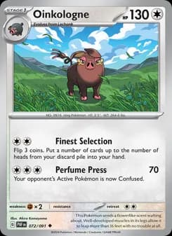 Oinkologne card in English