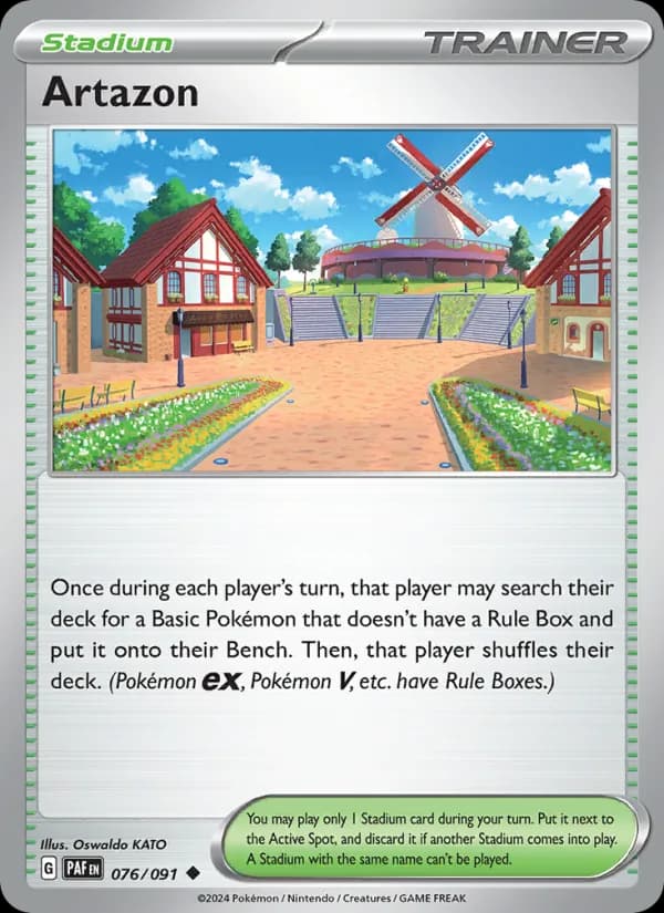 Artazon card in English