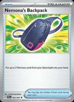 Nemona's Backpack card in English