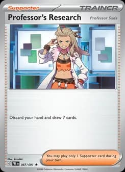 Professor's Research card in English
