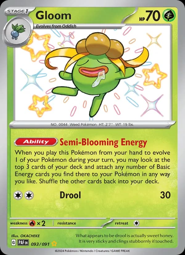 Gloom card in English