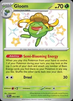 Gloom card in English