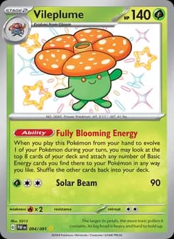 Vileplume card in English