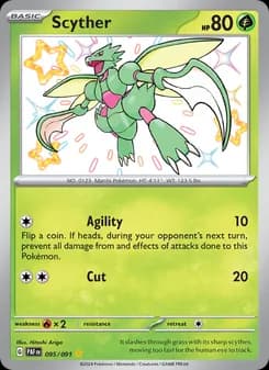 Scyther card in English