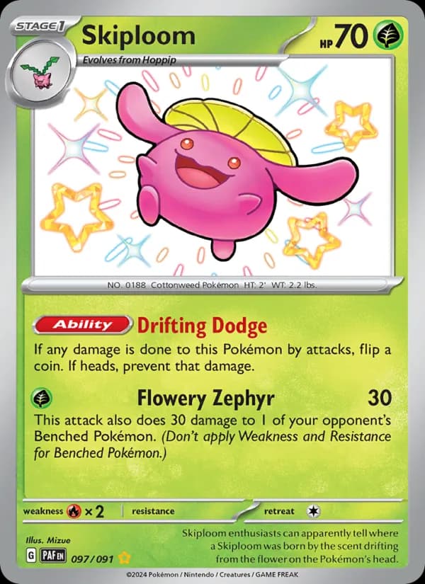 Skiploom card in English