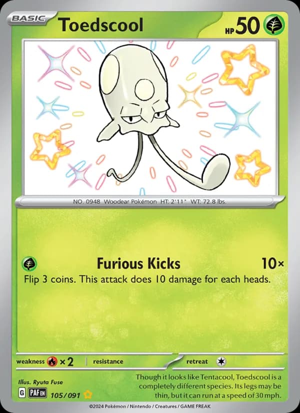 Toedscool card in English