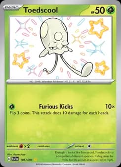 Toedscool card in English
