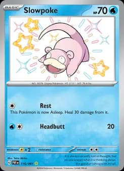 Slowpoke card in English