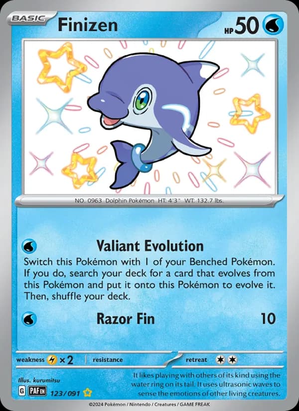 Finizen card in English