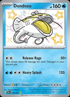 Dondozo card in English