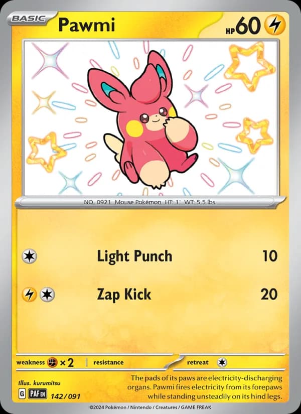Pawmi card in English