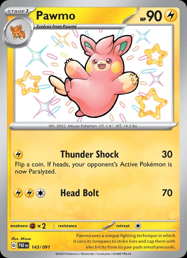Pawmo card in English