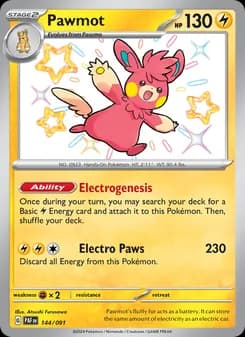 Pawmot card in English