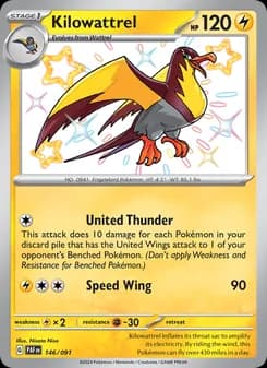 Kilowattrel card in English