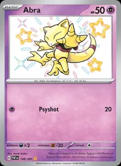 Abra card in English