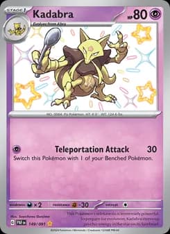 Kadabra card in English