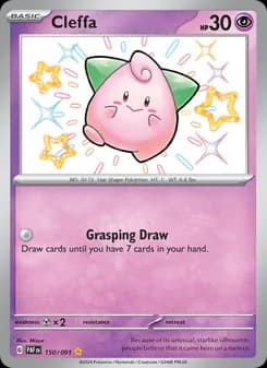 Cleffa card in English