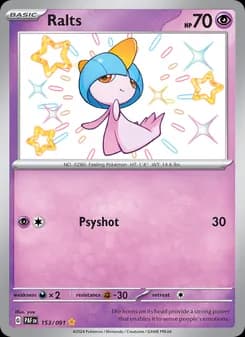 Ralts card in English