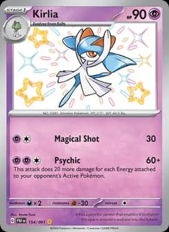 Kirlia card in English