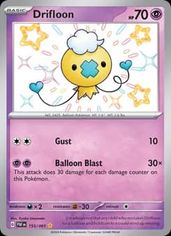 Drifloon card in English