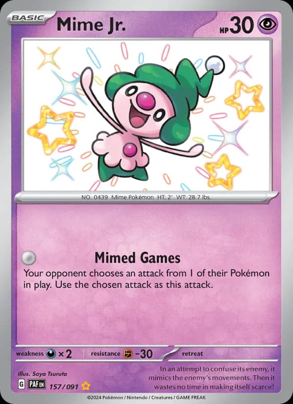 Mime Jr. card in English