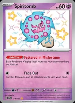 Spiritomb card in English