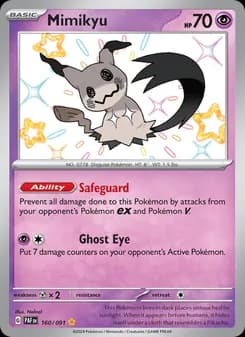 Mimikyu card in English