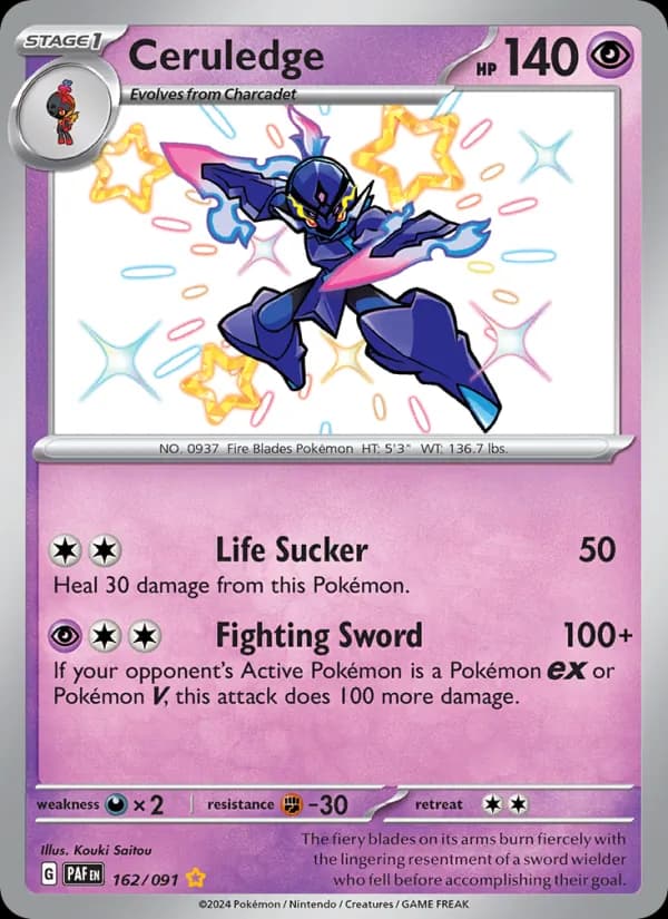 Ceruledge card in English